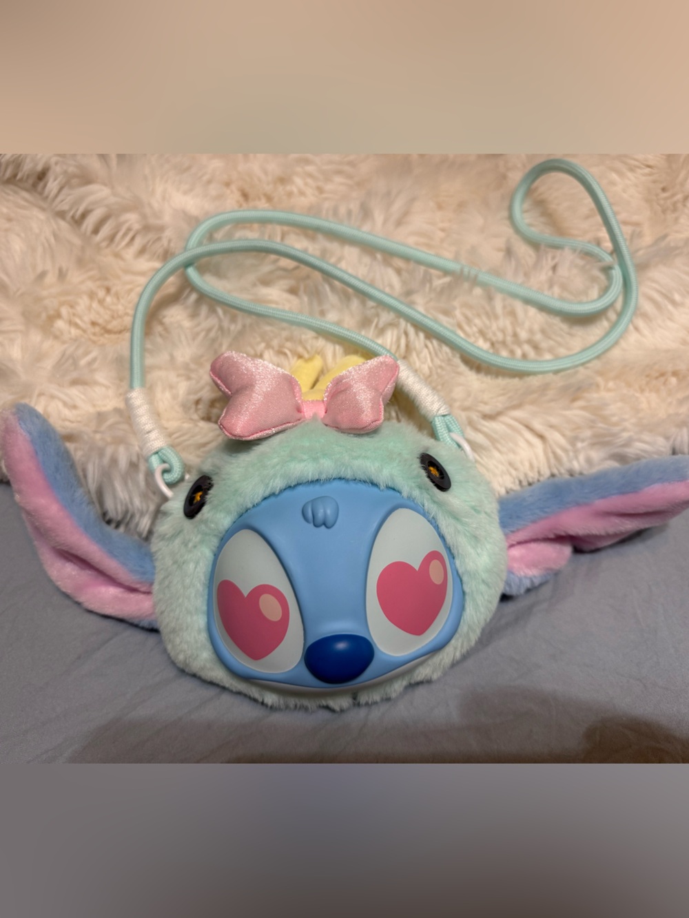 Miniso X Disney Stitch Funny Crossbody Bag